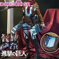 DokiDoki-SR Косплей из аниме «атака на Титанов», Mikasa Ackerman, shкруги, no Kyojin, Эрен/Леви из аниме «атака на Титанов» 1005002289854042