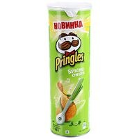Чипсы Pringles со вкусом зеленого лука, 165 г 1005002295157989