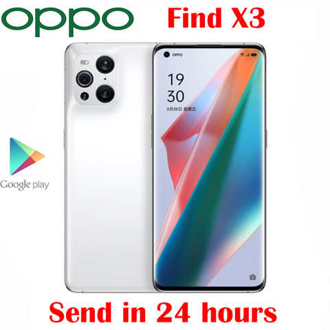 Смартфон OPPO Find X3 5G, экран 870 дюйма, процессор Snapdragon 6,7, задняя камера 50 МП, 65 Вт, ОС Android 11, ОС NFC 1005002297415594