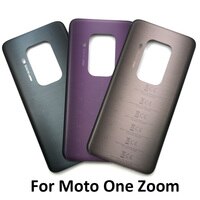 Новая задняя крышка батарейного отсека, корпус для Motorola Moto One Hyper One Macro One Zoom One Fusion Plus One Action на клейкой основе 1005002309439045