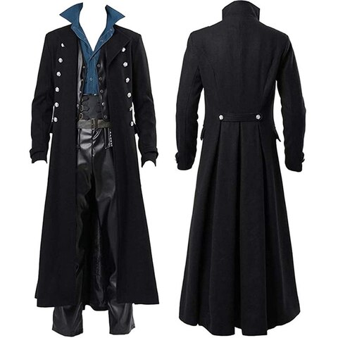 Средневековая мужская куртка в британском стиле, панк, ветровка, карнавальный, готический, викторианский рыцарский принц, пальто, костюм для косплея 1005002328836367