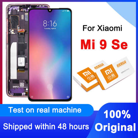 ЖК-дисплей 100% ''AMOLED для Xiaomi Mi 9 Se, сенсорный экран с дигитайзером в сборе для Mi9 Se M1903F2G, ЖК-панель, оригинал 1005002341256404