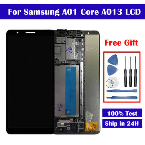 Для Samsung Galaxy A01 Core LCD SM-A013G A013F A013G A013M/DS LCD дисплей сенсорный экран дигитайзер сборка для Galaxy A013 LCD 1005002344998840