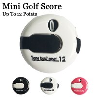 Счетчик для мини-гольфа, маркер для мяча для гольфа до 12 точек с зажимом, многоцветный, черный, белый, розовый, для гольфа 1005002346865444