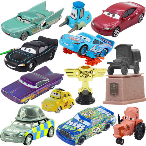 Модель автомобиля из металлического сплава в масштабе 1:55, Disney Pixar «Тачки 2», фигурка Стэнли, Молния Маккуин, Раймонд 1005002350675497