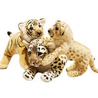 Игрушки плюшевые в виде льва, тигра, леопарда, 39-58 см 1005002357127420