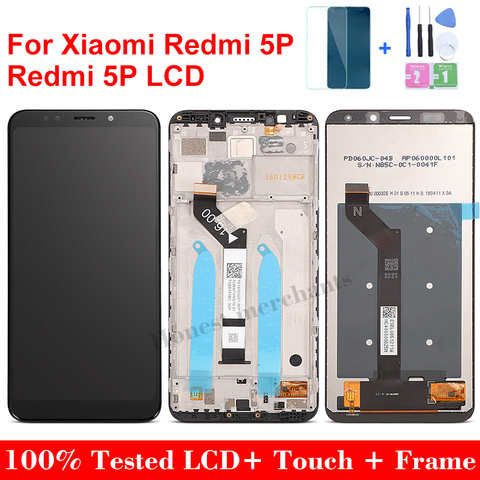 Экран для Xiaomi Redmi 5 plus, ЖК-дисплей с рамкой, сенсорный экран 10 дюймов, сменный дигитайзер 1005002358611310