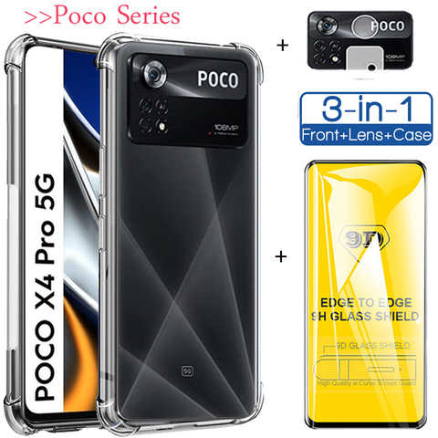 Чехол на Poco X4 Pro 5G, силиконовый чехол для телефона Xiaomi poco x3 Pro NFC GT , чехол для Xiaomi poco x3 gt, противоударный чехол pocco m4, поко х3 про прозрачные чехлы Poko m3 M4 Pro 5G Capa Poco F4 GT F3 чохол 1005002358660918