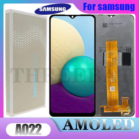 6,5 ''Оригинальный дисплей A02 для Samsung Galaxy A02 A022 A022m A022f, ЖК-дисплей, сенсорный экран, дигитайзер в сборе, замена 1005002364044224