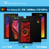 ЖК-дисплей GX OLED для iPhone X XS XsMax 11Pro, сменный сенсорный экран с дигитайзером в сборе, протестированный без битых пикселей, ЖК-дисплеи, точный тон 1005002369267568
