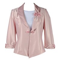 Пиджак 250649 женский атласный модный вечерний стильный жакет  большого размера с бантиком кэжуал новинка 2021 blazer plus size 1005002378515756