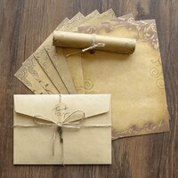 Набор Ретро винтажных крафт-конвертов для писем в старом европейском стиле любовь письмо-приглашение Конверты Бумага для записей с веревкой 1005002388547513