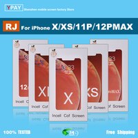Экран RJ для iPhone X, XR, XsMax, 11, 12, 13, 13Pro, 14, ЖК-дисплей, сенсорный экран, дигитайзер в сборе, без битых пикселей, запасные части 1005002395634991