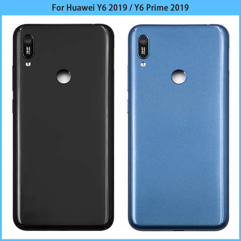 Задняя крышка аккумулятора для Huawei Y6 2019, задняя крышка для Huawei Y6 Prime 2019, корпус аккумулятора с кнопками для объектива камеры 1005002412123683
