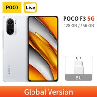 Смартфон глобальная версия POCO F3, 6 ГБ, 128 ГБ/8 ГБ, 256 ГБ, Snapdragon 870, 6,67 дюйма, 120 Гц, AMOLED дисплей, 4520 мАч, 33 Вт, быстрая зарядка 1005002420178772