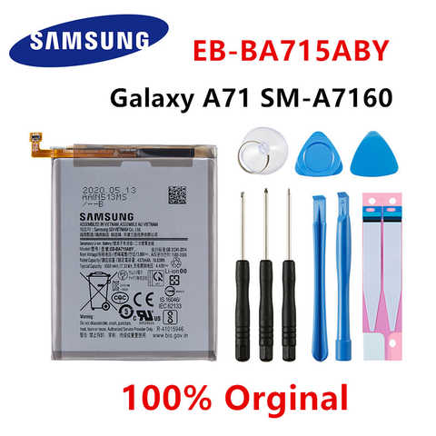 Оригинальная деталь SAMSUNG 4500 мАч, сменная батарея для Samsung Galaxy A71, EB-BA715ABY A7160, батареи + Инструменты 1005002421451194