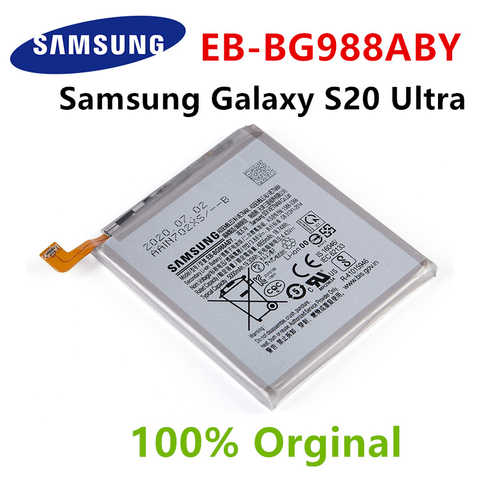Оригинальный телефон SAMSUNG 5000 мАч, Сменный аккумулятор для Samsung Galaxy S20 Ultra S20Ultra S20U, оригинальные батареи 1005002425436217