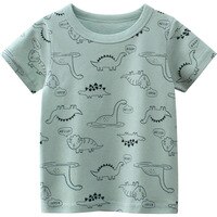 Детская одежда TUONXYE, футболка с коротким рукавом для мальчиков, детский хлопковый свитер с рисунком динозавра, одежда, футболка для мальчиков 1005002433478280