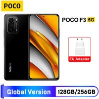 Глобальная версия POCO F3 NFC 5G 6 ГБ 128 ГБ/8 ГБ 256 Гб Смартфон Snapdragon 870 Octa Core 6,67 "120 Гц E4 AMOLED дисплей 1005002441892835
