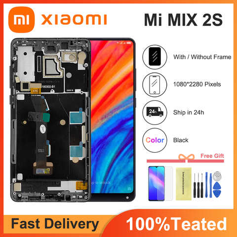 5,99 "Оригинальный ЖК-дисплей для Xiaomi Mi Mix 2 Mix2 Mix2s, сенсорный экран с дигитайзером в сборе, замена для Xiaomi Mi Mix 2S LCD 1005002448610194