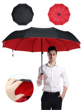 Ветрозащитный двухслойный зонт, полностью автоматический, от дождя, для мужчин и женщин, прочный роскошный деловой большой аксессуар, 10 к 1005002482697467