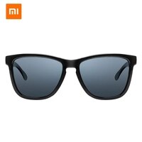 Солнцезащитные очки Xiaomi Mijia, классические квадратные очки с поляризационными стеклами, в стиле ретро, легкая оправа, без винтов, с защитой от ультрафиолета, для мужчин и женщин 1005002492309030