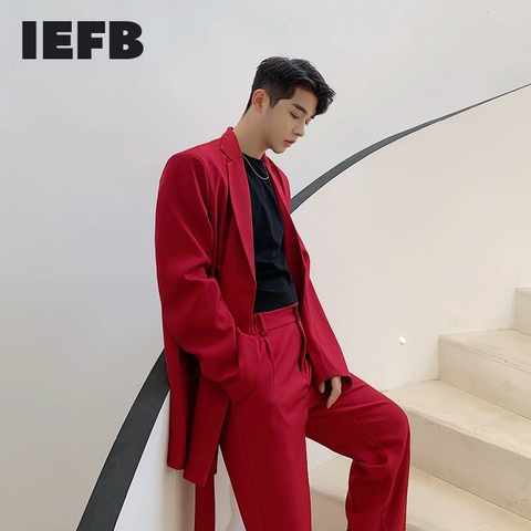 Пиджак IEFB 9Y7073 мужской, однобортный, с длинным рукавом и лентой 1005002508768165