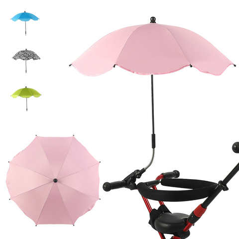Универсальный Зонт для детской коляски, регулируемый Зонт с защитой от УФ-лучей для коляски, аксессуары для детской коляски 1005002510244582