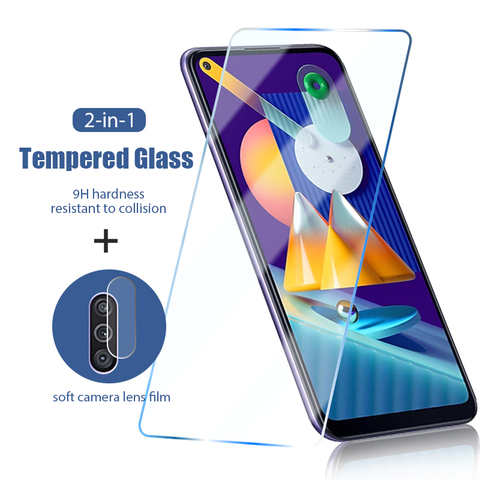 Защитное стекло 2 в 1 для Samsung Galaxy M10 M20 M30 M31S, чехол для объектива камеры, Защитная пленка для Samsung M11 M 21 1005002511410380