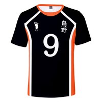 Аниме Haikyuu косплей футболка для мужчин Karasuno старшая школа Хината шойо кагеяма тобио униформа для волейбола смешные футболки мужская одежда 1005002511513402