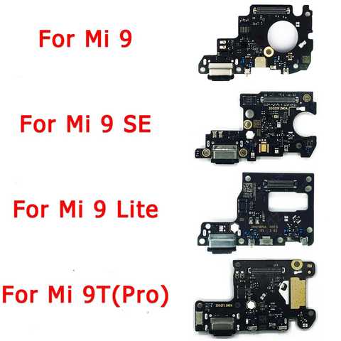 Оригинальная зарядная Плата Usb для Xiaomi Mi 9 SE Mi9 Lite 9T Pro, порт для зарядки, гибкий кабель, разъем, ремонт, замена, запасные части 1005002522718812