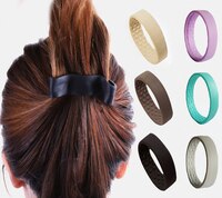 Силиконовая резинка для волос для женщин и девочек, волшебная Складная повязка для волос, многофункциональные резинки для волос, аксессуары для волос, резинка для волос 1005002527033484