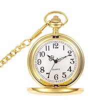 Роскошные гладкие серебряные карманные часы с подвеской современные арабские цифры аналоговые OEM часы мужские и женские модные ожерелья цепи унисекс подарок 1005002537049548