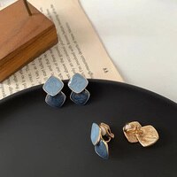 Женские серьги-клипсы в Корейском стиле, металлические серьги-клипсы без проколов для девушек, модные ювелирные украшения для вечеринок, 2021 1005002548597086