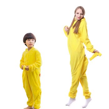 Пижама-Кигуруми для взрослых и детей, одинаковые наряды, одежда для мам и детей, Семейный комплект Пижама, косплей 1005002560088391