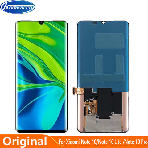 ЖК-дисплей 6,47 дюйма для Xiaomi Mi Note 10 Lite, сенсорный дигитайзер, панель, аксессуары для Xiaomi Mi Note 10 Pro 1005002561905642