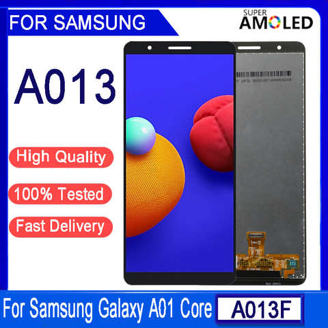 Оригинальный ЖК-дисплей 5,3 дюйма для SAMSUNG GALAXY A01 Core A013 A013F A013G A013M/DS SM-A013G, сменный сенсорный экран с цифровым преобразователем в сборке, оригинал 1005002605495598