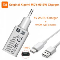 Оригинальное зарядное устройство USB Xiaomi, 5 В/2 А, адаптер европейского стандарта USB 3,0, кабель передачи данных типа C для Mi 5, 6, 8, 9, Redmi Note 7, 8 Pro, F1, A2, A3 Lite 1005002611822295