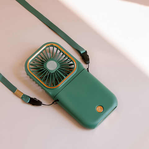 Мини вентилятор охлаждения складной шейный подвесной вентилятор USB регулируемый держатель для телефона 3 передачи летний Вентилятор охлаждения 1005002625479681