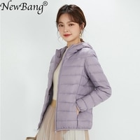 Куртка NewBang женская из матовой ткани, ультралегкий пуховик на утином пуху, верхняя одежда, ветровка, пальто, 4XL 1005002629581005
