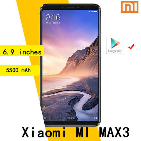 Смартфон Xiaomi Mi Max 3 MAX, 2 MAX 1, 6,9 дюйма, 4 Гб ОЗУ, 64 Гб ПЗУ, сканер отпечатков пальцев, 4G, Android MAX 1005002637747847