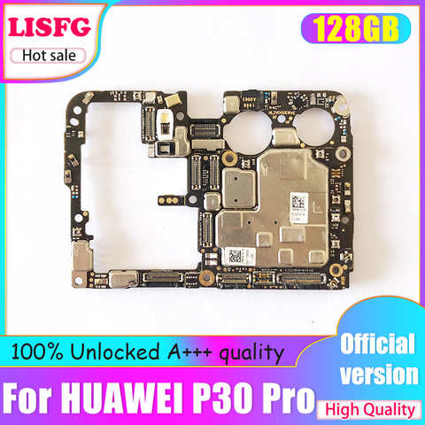 Оригинальная разблокированная материнская плата для HUAWEI P30 Pro, 6 ГБ + 128 Гб, 100% протестированная Логическая плата для HUAWEI P30 Pro, материнская плата с полными чипами 1005002642588035
