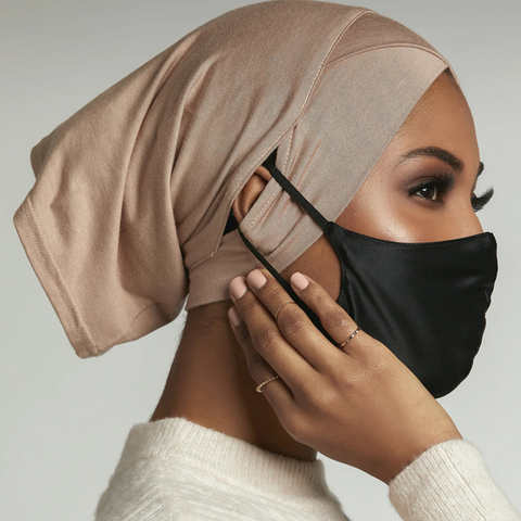 Мусульманский тюрбан с отверстиями для ушей, 2021 эластичный хлопок, женская шапка под шарф, шапка, мусульманский головной платок, Джерси, нижнее белье, внутренние хиджабы 1005002647006035