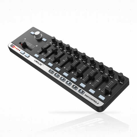 Worlde Easy Control.9 MIDI Control ler Portable Mini USB 9 Slim-Line Control MIDI Keyboard Instruments Electronic Орган 1005002657809900