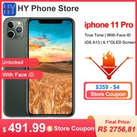 Apple iPhone 11 Pro / 11 Pro Max 64 Гб/256 ГБ A13 бионический чип 12MP + 12MP камера 5,8 "/6,5" экран с распознаванием лица разблокирован 1005002664563252