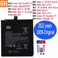 100% Оригинальный аккумулятор для Xiaomi K20 K20 Pro Mi9T Mi9T Pro Redmi 3 3S 4A Note 5 Note 6 Pro 8 Pro Mi 5X MI Pocophone F1 Note 4/4X 1005002665288312