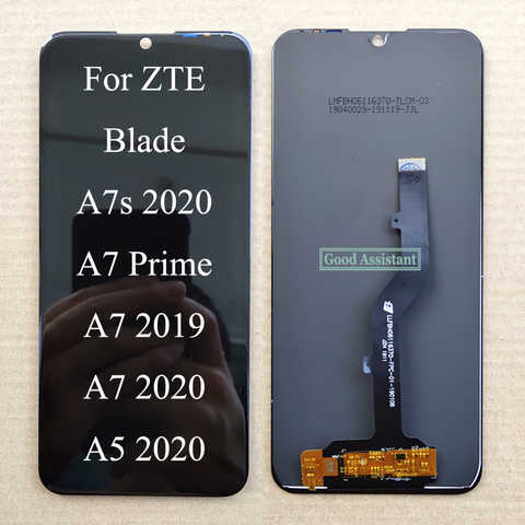 Для ZTE Blade A7 2019 / A7 2020 / A7s 2020 / A7 Prime / A5 2020 Global LCD дисплей кодирующий преобразователь сенсорного экрана в сборе Замена 1005002677838662