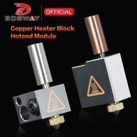 3DSWAY 3D-принтеры Запчасти HS Hotend модуль комплект подключения печатающей головки e3d v6 насадка нагревательное устройство тепловой перерыв горло экструдер 0,4 1,75 мм нити 1005002680347555
