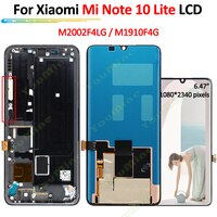ЖК-дисплей 6,47 дюйма для xiaomi Mi Note 10 Lite M2002F4LG M1910F4G, сенсорный экран с дигитайзером и рамкой для Xiaomi Note10 Lite, ЖК-дисплей 1005002693419155