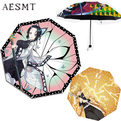 Аниме Demon Slayer зонтик косплей камадо незуко Кочу шинобу агацума зенитсу ниндзя Самурай зонтик аксессуары для подарка 1005002697194509